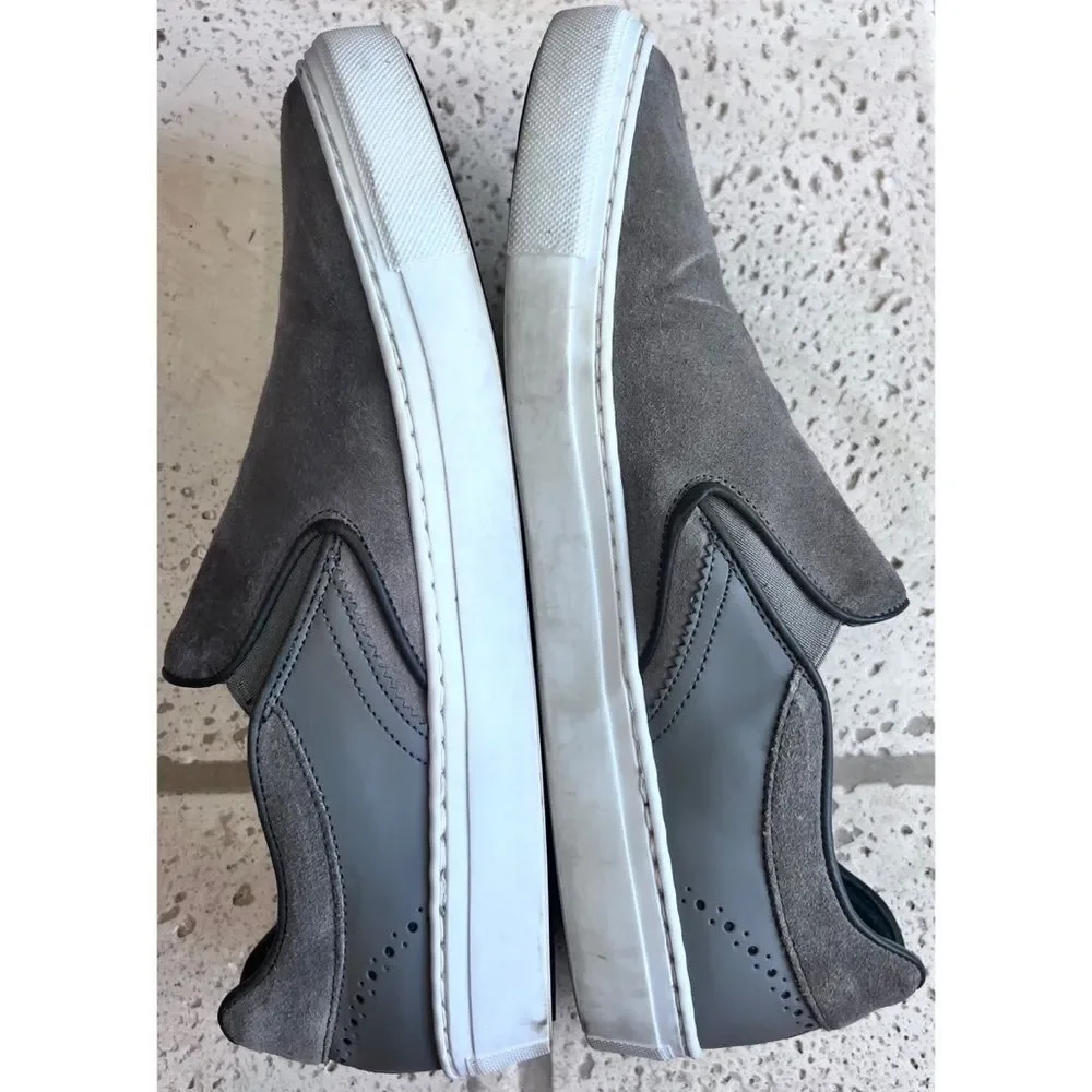 Ted Baker Men’s Bitula Sneaker Grey Suede Slip On Shoe Size EU 41 1/2 US 8.5